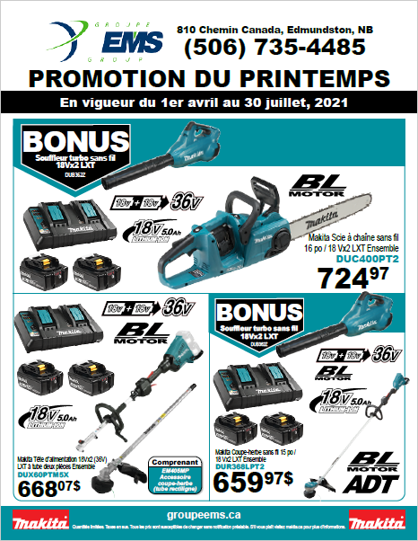 PROMOTIONS SUR ÉQUIPEMENTS ÉLECTRIQUES EXTÉRIEURS