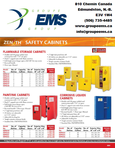 PROMOTIONS SUR ARMOIRES DE SÉCURITÉ